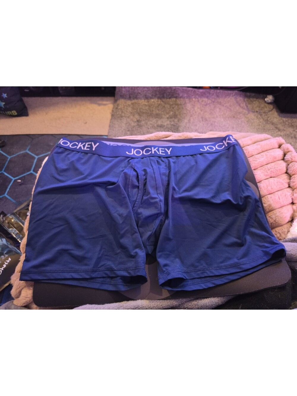 Men's Jockey Generation Underwear 1 Pair Boxer Briefs Navy Blue XL